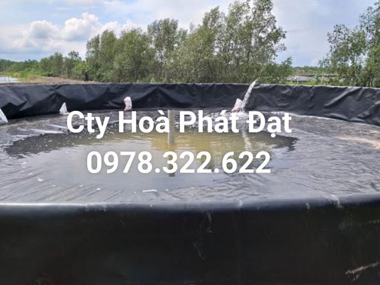 Báo giá bạt lót hồ HDPE màng chống thấm chứa nước ở tại Sơn La giá rẻ